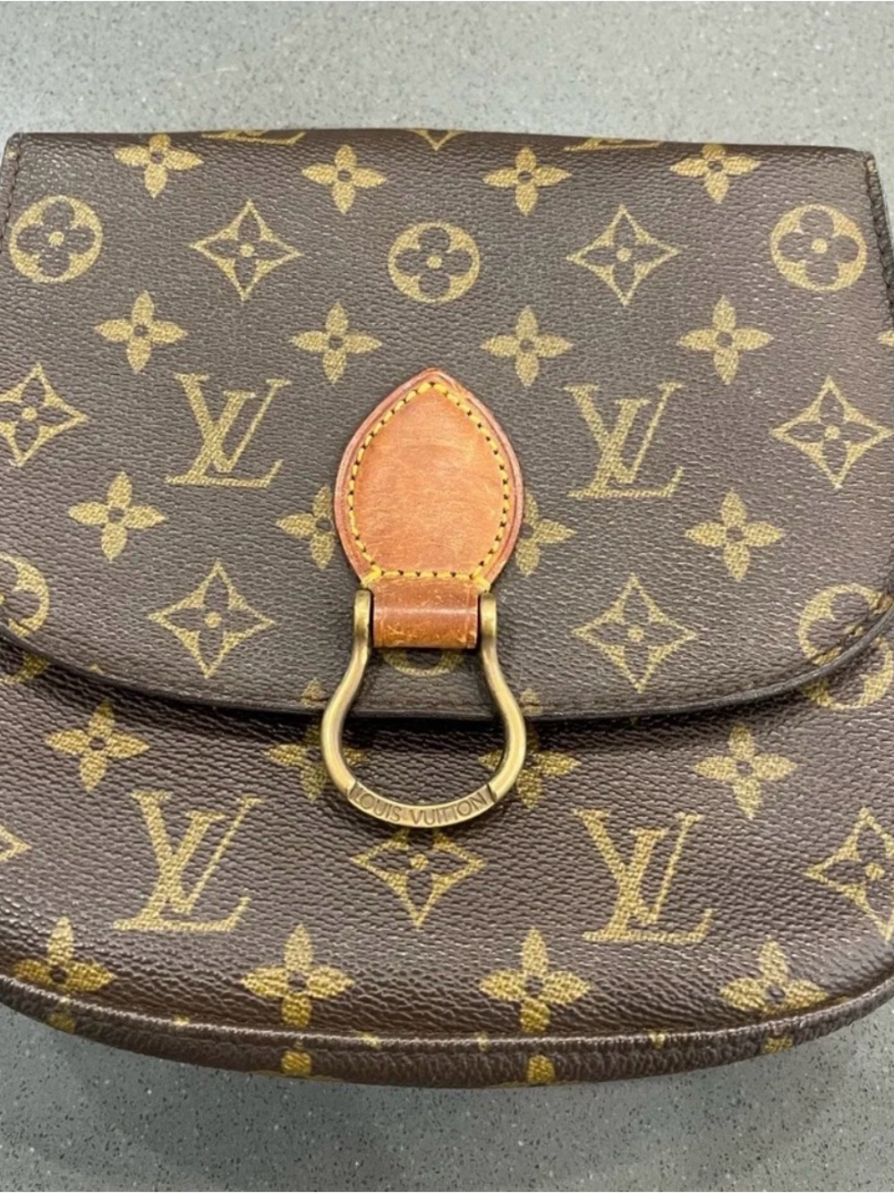 Louis Vuitton Monogram Saddle Crossbody - Brown with Tan Trim